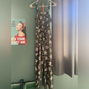 No boundaries pants romper